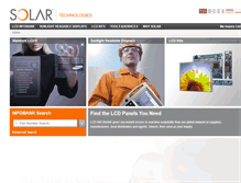 Tablet Screenshot of lcdsolar.com